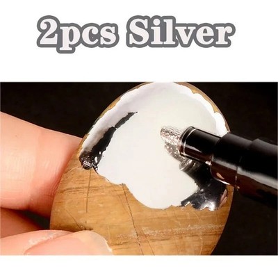 Liquid Chrome Mirror Marker Pens Waterproof DIY Paint Pen Craftwork Pen O