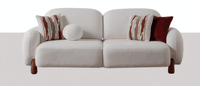 Elegantes WeißEs Sofa Im Modernen Design Perfekt FüR Jedes Stilvolle Zuhause