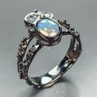 Fine Art jewelry Natural Opal Ring 925 Sterling Silver Size 7 /R471594