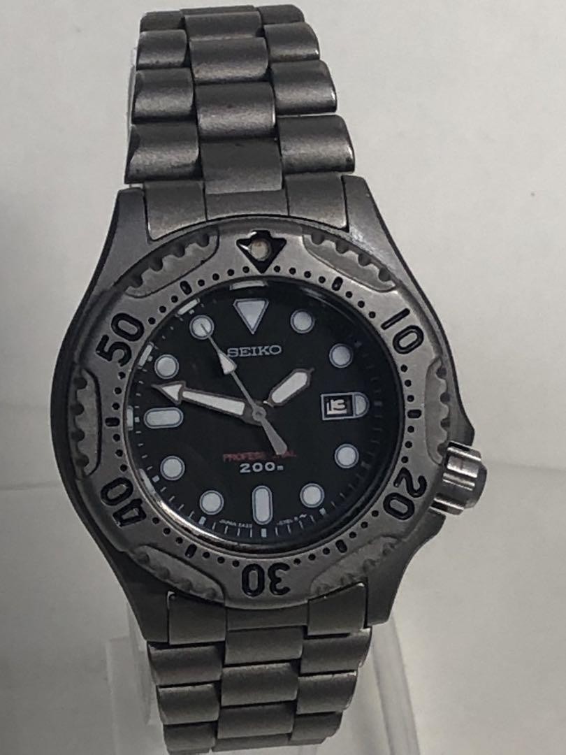 Seiko Diver Professional 2A22-0320 Boys Titanium From Japan