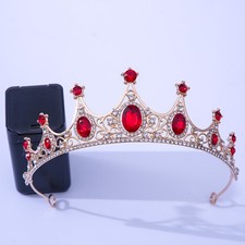 Elegant European Bridal Crown Headband Baroque Wedding Crown Crystal Accessories