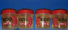 (4) NEW Argan Oil ECO Hair Style Professional Styling Gel Alcohol Free 16 Fl Oz 