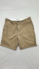 Old Navy Ultimate Slim Shorts 34 Khaki Chino Built-In Flex Casual