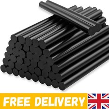 Hot Glue Sticks 7mm X 100mm, 50Pcs Black Glue Sticks, Mini Hot Melt Glue Gun 0.20 per stick