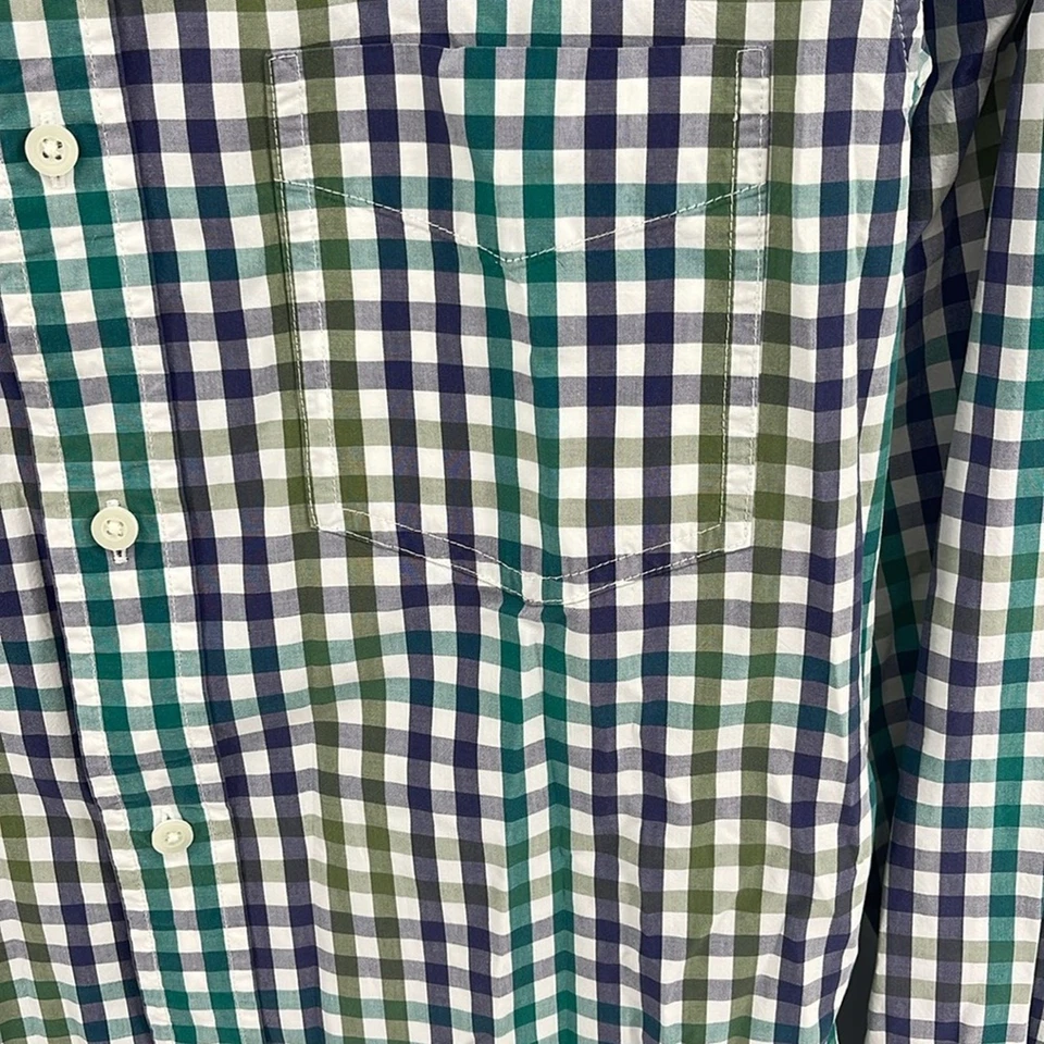 Camisa de vestir Jack Spade Warren Street a cuadros manga larga con botones talla M Foto 4 de 4