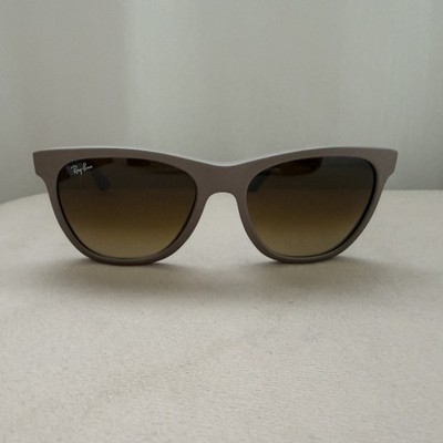 Original Ray-Ban Sonnenbrille in Taupe mit braunen Verlaufsgläsern - Wayfarer