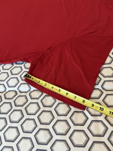 ST JOHNS BAY SHIRT MENS 4XL Big & Tall Red TEE POCKET 100% COTTON 4.8 - Picture 11 of 13
