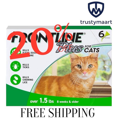 #ad For CATS 8 WEEKS 6 Doses GENUINE FREE SHIPPING US Stcok 20% OFF $22.49