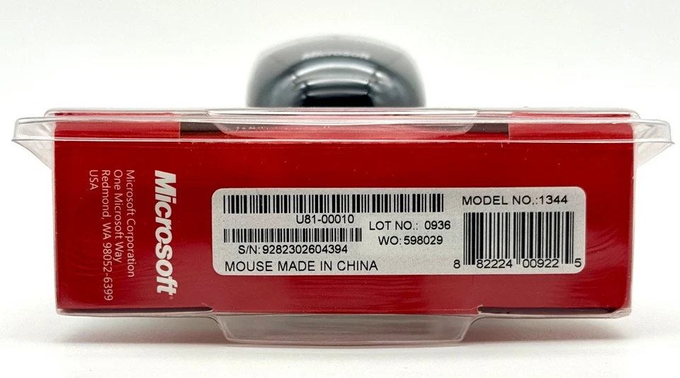 Microsoft Compact Optical 500 Wired USB Scroll Wheel Mouse Model 1344 - New - Image 4 of 4