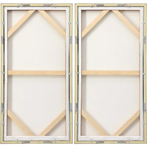 Uttermost 32305 September Desert Wall Accent Navy and Teal with Beige - Picture 4 of 4