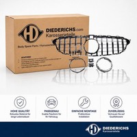 KÜHlergitter Diederichs 1673541 FÜR Mercedes KÜHlergrill Frontgrill