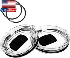 Rambler Magslider Replacement Lid 30Oz 2Pack Magnetic Tumbler Lid Fit for Yeti