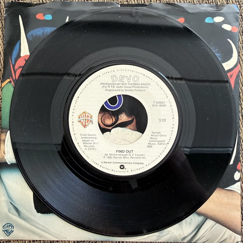 Devo - Peek A Boo / Find Out - Warner 7-29931 - M PS - Image 4 of 4