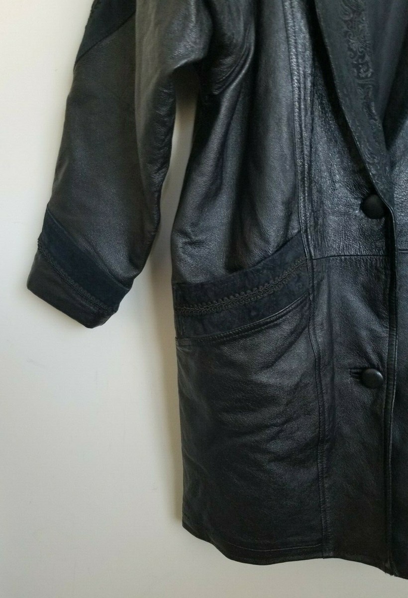 ジャケット・アウター OLD ITALY Suede Leather jacket black 51LomVWNZZL._AC_AC_SY350_QL65_.jpg