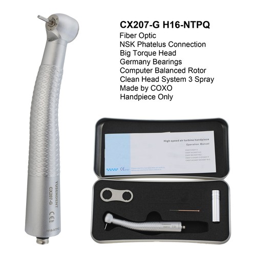 COXO Dental High Speed Handpiece Turbine Fiber Optic NSK Phatelus LED Coupling - Picture 49 of 81