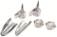 57 Chevy Hood Rocket Assembly Pair 1957 Chevrolet New