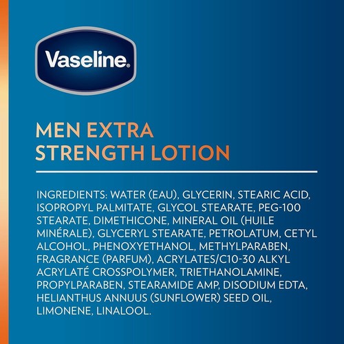 Vaseline® MEN Extra Strength Moisturising Hydrating Body Lotion 200 Ml Pack Of 1 - Picture 4 of 4