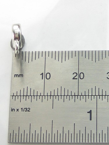 Pack of 5 CHARM CARRIERS dangle-holder-bail 925 sterling silver - Picture 6 of 8