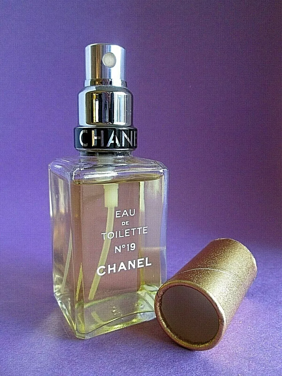 Chanel No 19 Vintage Rare Eau de Toilette Spray Perfume Refill Insert 1.7oz  50ml