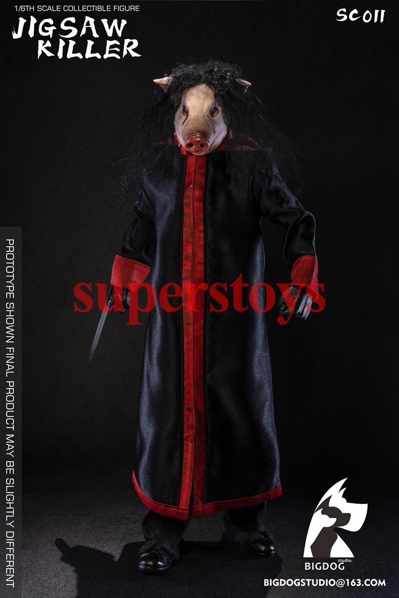 BIGDOG STUDIO 1/6 ジグソウ キラー 通常.Ver SC012 Presale BIGDOG STUDIO SC012 1/6 Jigsaw Killer John Male