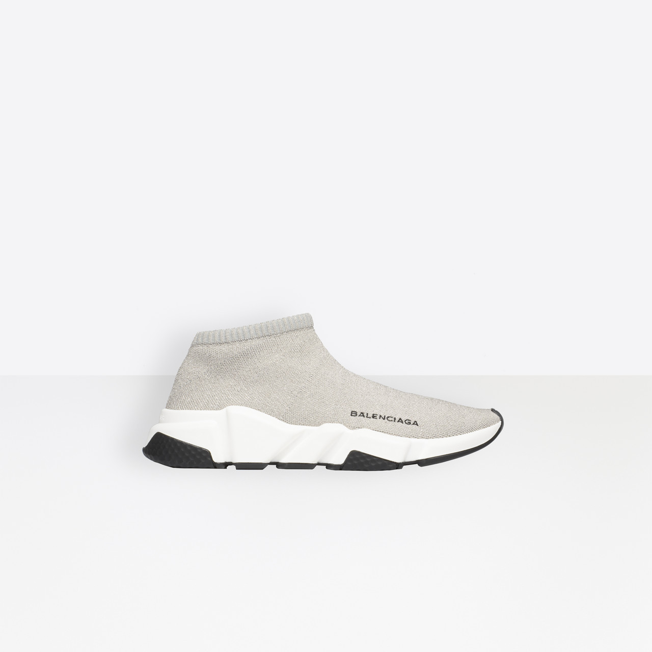 BALENCIAGA velocità METALLICO GLITTER Calzino Donna Basse Argento BALENCIAGA velocità METALLICO METALLICO METALLICO GLITTER Calzino Donna Basse Argento 8fdb8e
