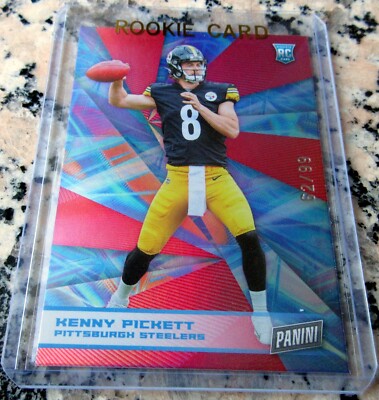 KENNY PICKETT 2022 Panini Foil #1 Draft Pick Rookie Card RC SP 62/99 Steelers $$