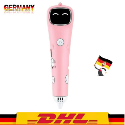 Kabellos 3D Druck Stifte 3D Stifte Set für PCL 3D Pen Kinder DIY Geschenk Rosa