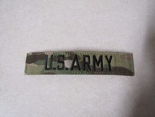 MILITARY PATCH HOOK AND LOOP OCP MULTICAM FOR UNIFORM US ARMY NAME TAPE