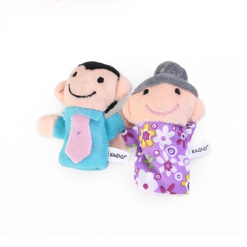 18 PIEZAS Marionetas de Dedo Muñeca de Tela Bebé Educativa Mano Dibujos Animales Juguetes Suministro - Imagen 11 de 12