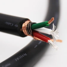 Preffair HiFi Audio Silver Plated HIFI Power Wire Power Cable Supply Mains NEW