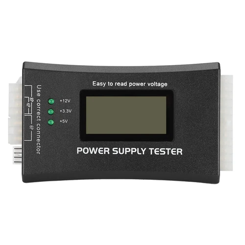 Power Supply Tester PC Computer LCD 20/24 Pin 4 PSU ATX BTX ITX SATA HDD Digital