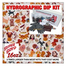Hydrographic dip kit Transparent Pooches hydro dip dipping 16oz
