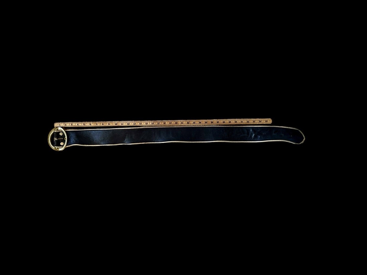 Vintage JJ Winters Brown and Gold Leather Belts JJ Winters – M. Sorelle main image 3