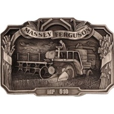 New Massey Ferguson MH 510 Tractor Harris Farmer Farming NOS Vintage Belt Buckle
