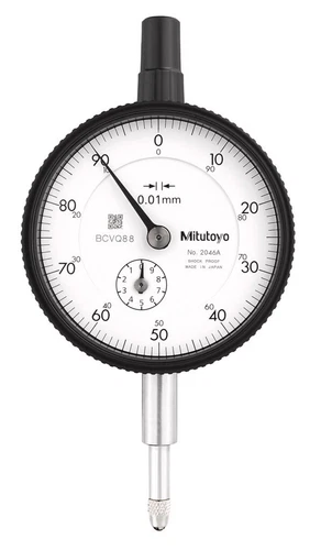 MITUTOYO STANDARD DIAL INDICATOR LUG BACK (0～10mm) 2046A