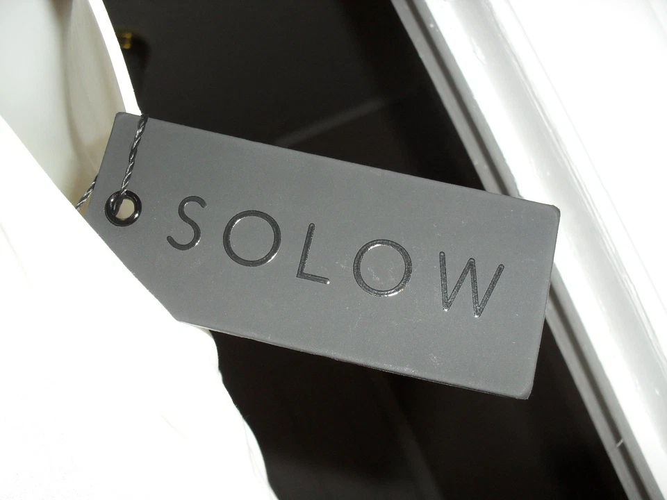 Nueva Camiseta sin Mangas SOLOW Capa Suave Correa Cruzada M Nueva con Etiquetas Blanco Off Venta al por menor $82 Foto 4 de 4