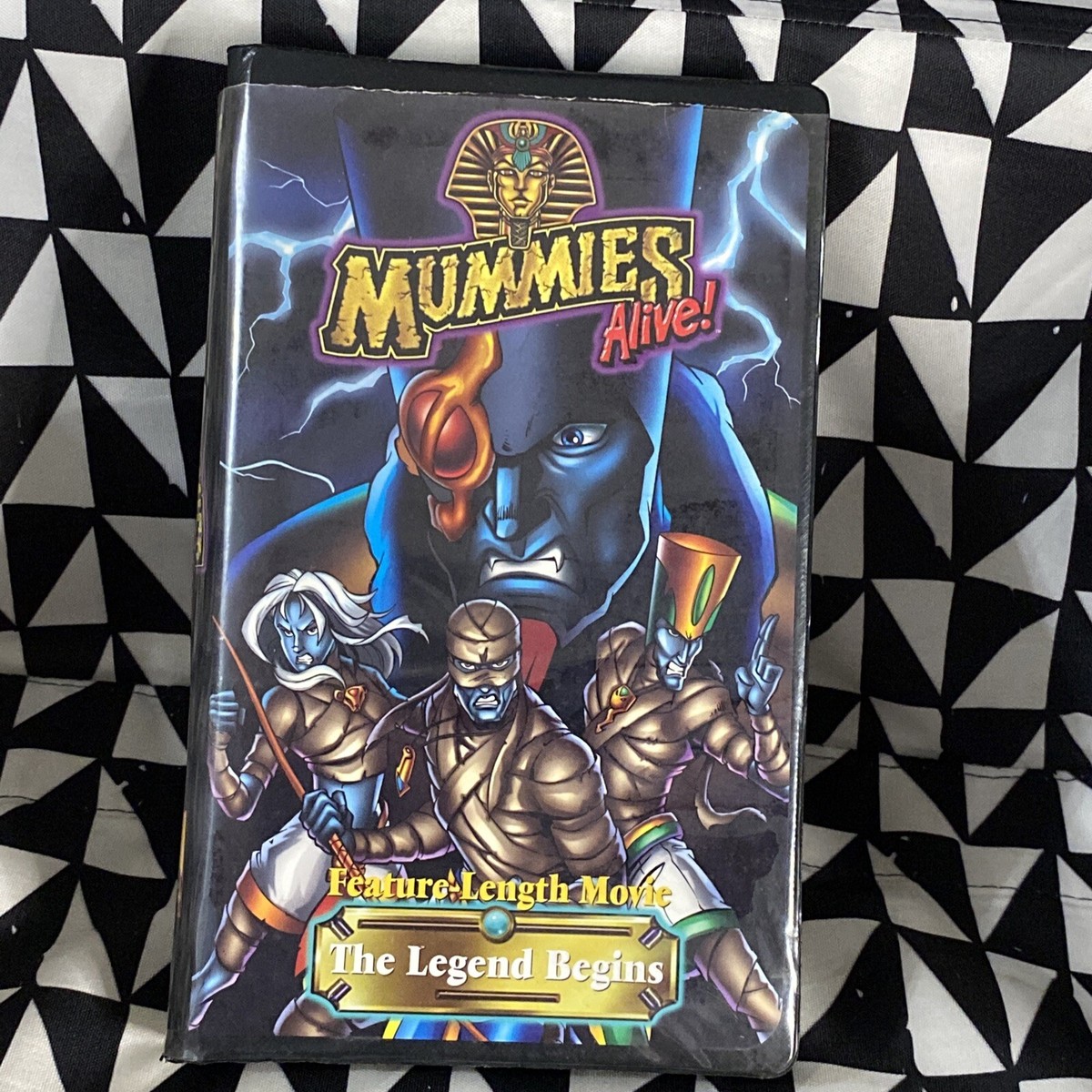 MUMMIES ALIVE THE LEGEND BEGINS VHS TAPE CLAMSHELL CASE