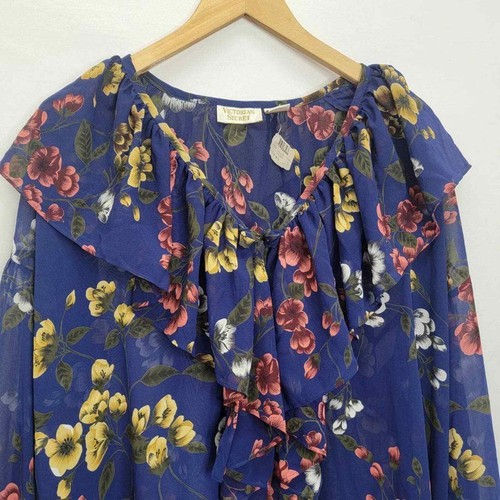 Top floral vintage con volantes de Victoria's Secret años 90 - Imagen 6 de 13