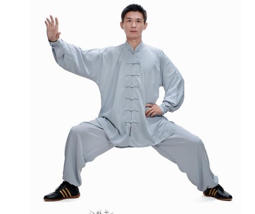 Soft Cotton Silk Kung Fu Tai Chi Uniform Martial Arts Wushu Taiji Wing Chun Suit - Picture 6 of 19
