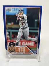 2023 Topps Series 1 - Harold Castro - BLUE Parallel - #126 - Detroit Tigers