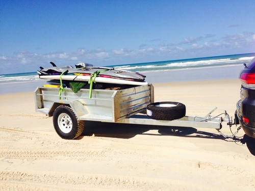 NEW 7x4 OFFROAD CAMPING OFF ROAD GALVANISED BOX TRAILER CAMPER 4X4 HEAVY DUTy - Picture 4 of 4