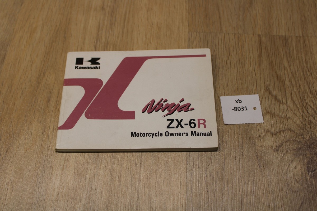 Kawasaki Ninja ZX6R ZX600-G1, ZX600-H1 Owner`s Manual 99922