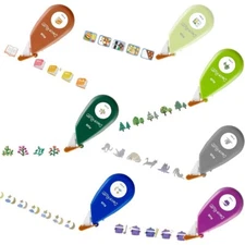 PLUS Floral Trees Cats Deco Rush Decoration Tapes Adhesives Craft Planner Bento