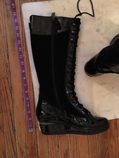 Nike Air AndCole Haan Leather Apres-ski Boots Laceup 6 $315 Retail