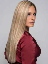 BLAKE LITE WIG Jon Renau* Malibu Blonde12FS12-REMY/HUMAN-AllHandtied-LACEFt-