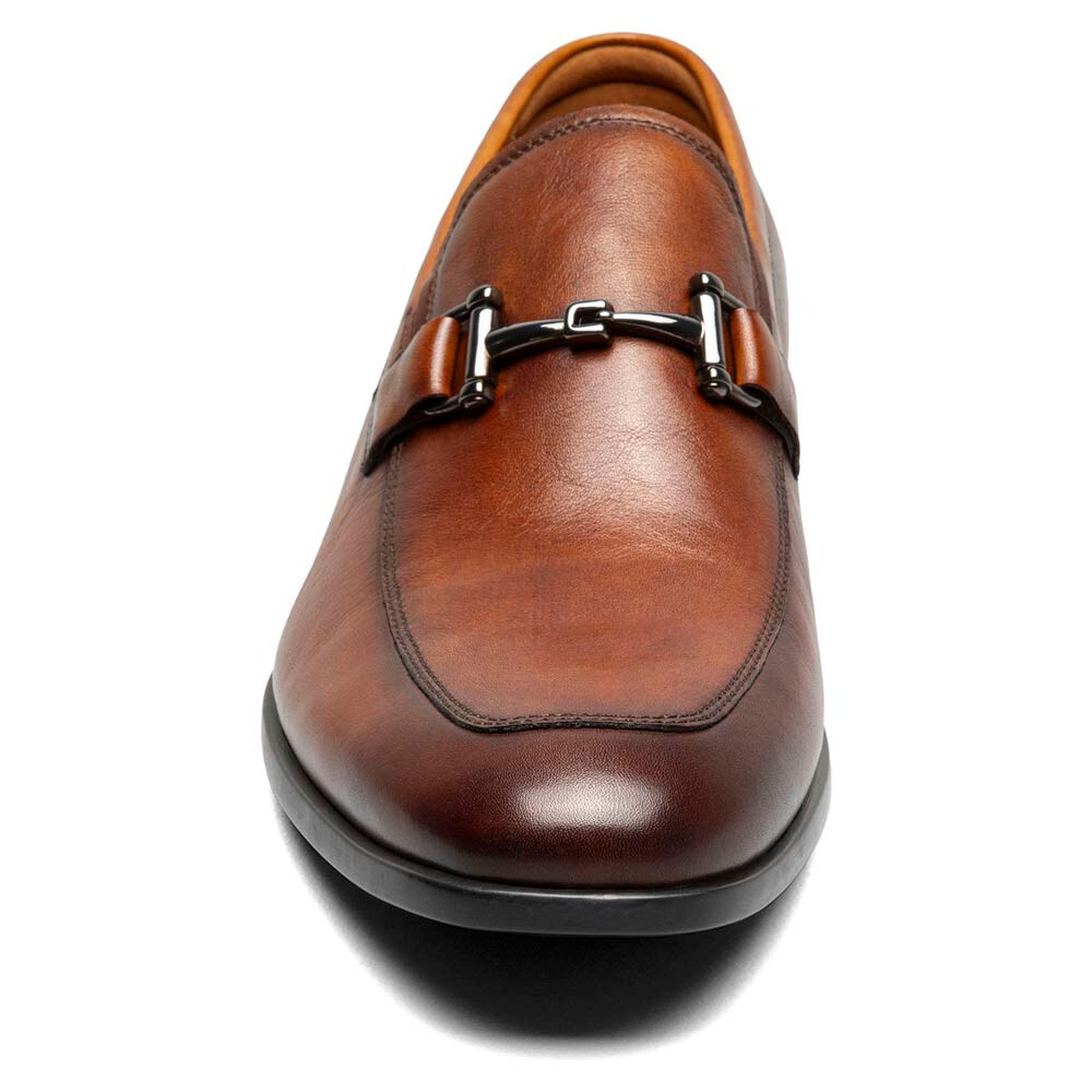 Florsheim Zaffiro MT Bit Cognac Leather Loafers Mens 9 W 15209-221 Dress Shoes 15209-221__98532.1746311674.  main image 3