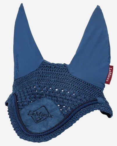 LeMieux Classic Crochet Fly Hood Veil 3 Way Lycra Ear Net + Braiding Summer 2025 - Picture 5 of 49