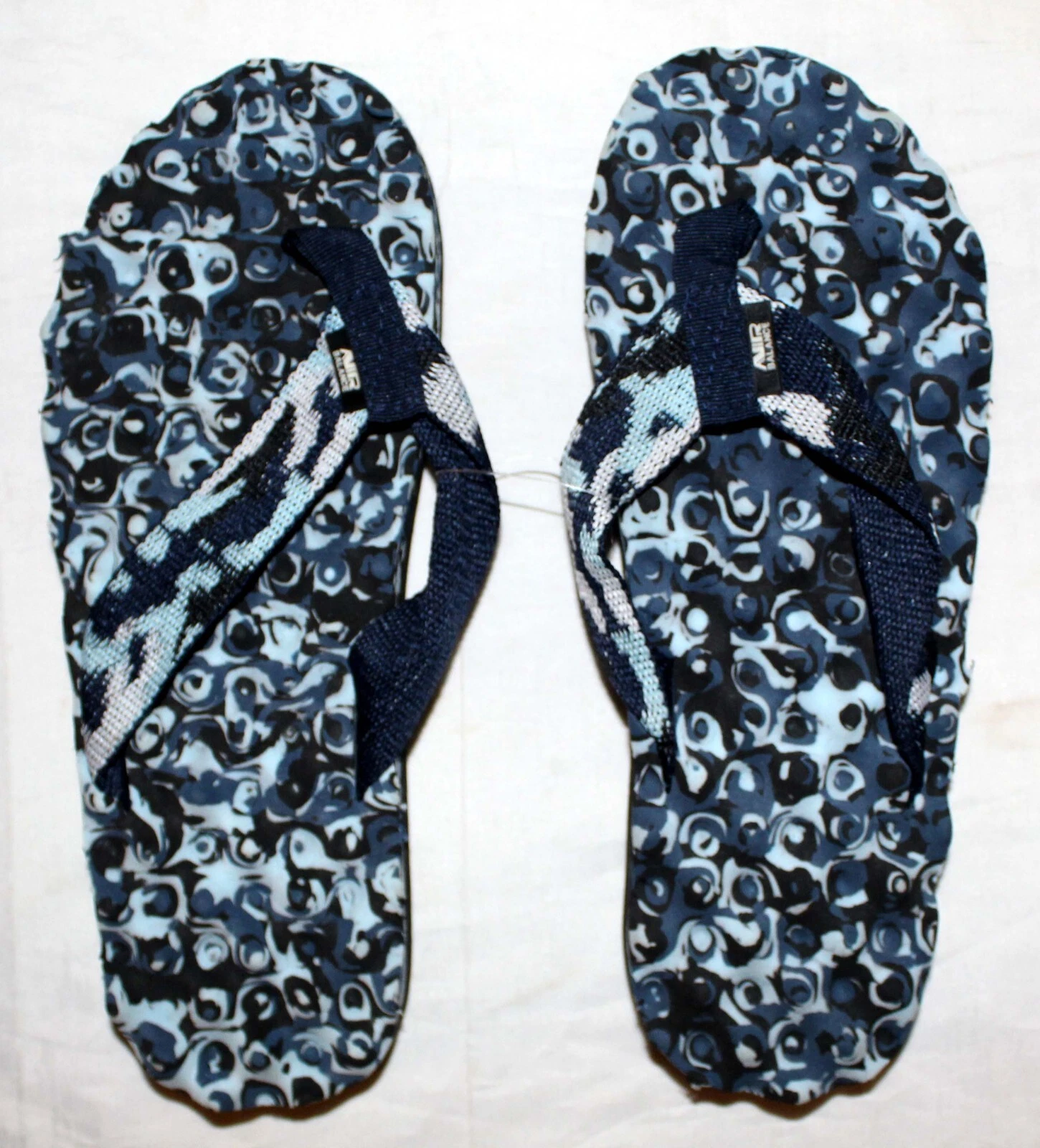 NEW BALANCE Sandali infradito blu Air Balance da uomo taglia 9 10 LOOK!