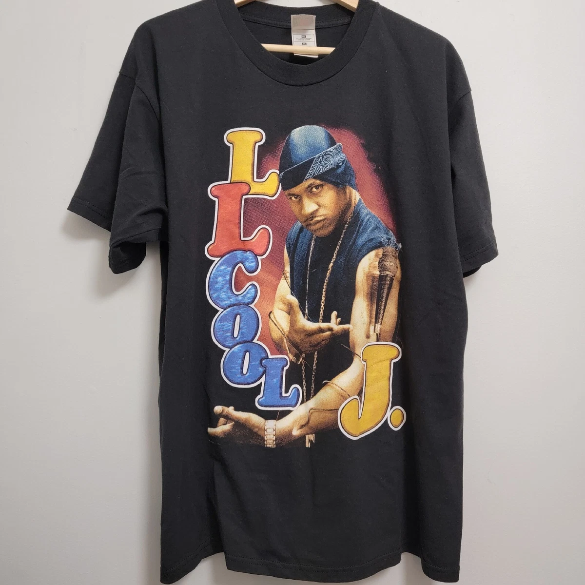 Rare Vintage LL Cool J Rap Tee Shirt Hip Hop 1990s Double Sided