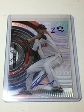 F37631 2017 Bowman High Tek Auto RONIEL RAUDES RED SOX